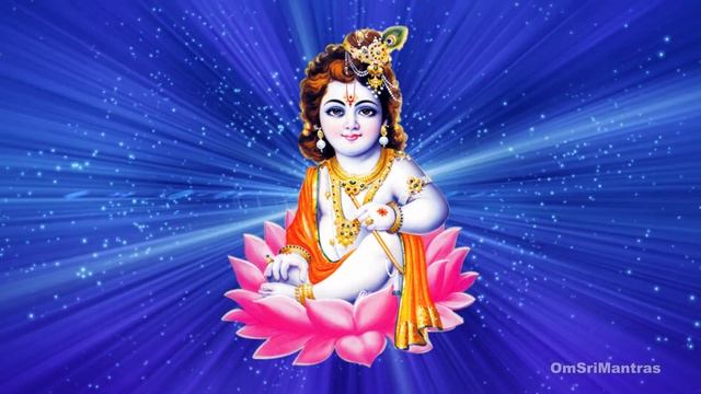 Krishnaya Vasudevaya Devaki Nandanaya cha Mantra 108 Times | Krishna Mantra For Pregnant Woman смотреть онлайн