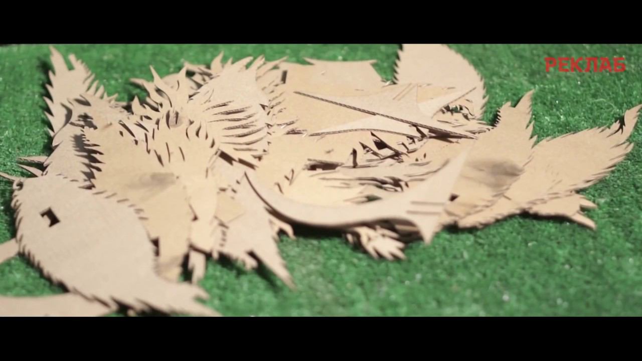 Феникс из картона