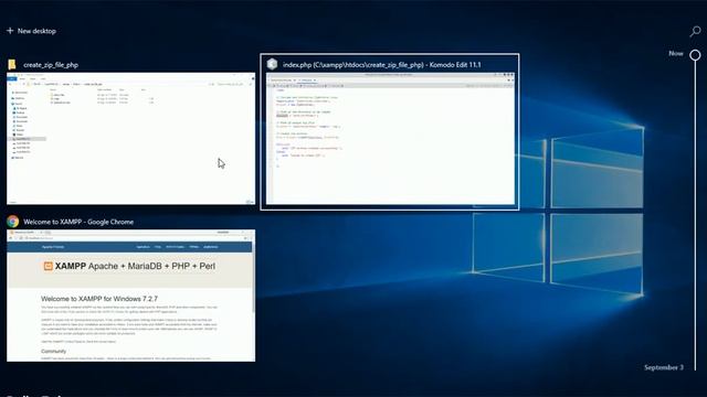 Create ZIP File using PHP смотреть онлайн