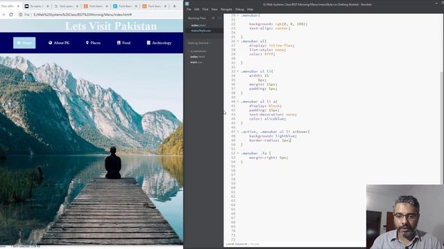 Create Full Responsive Website with Dropdown Menu, Font-Awesome icons, Image Gallery using HTML CSS смотреть онлайн