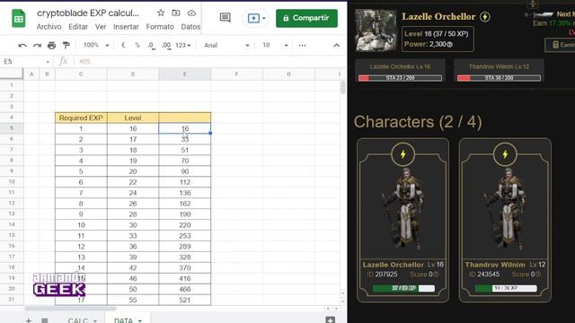 CryptoBlades | When to claim XP? Excel easy calculation смотреть онлайн