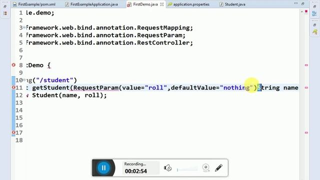 simple microservices using Spring boot second example with JSON смотреть онлайн