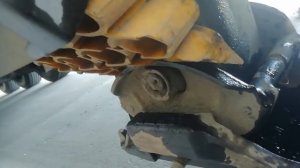 Опоры п/прицепа. Смазка проливом масла...