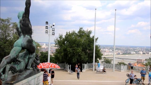 Венгрия. Будапешт. На горе Геллерт. смотреть онлайн