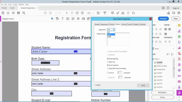 How to edit or change a fillable pdf form using adobe acrobat pro dc смотреть онлайн