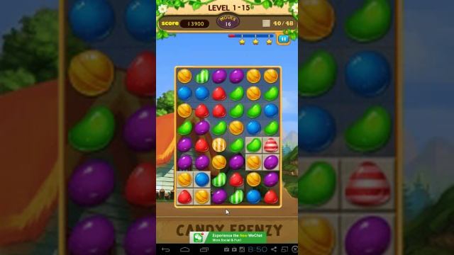 Candy Frenzy Gameplay Level 15 смотреть онлайн