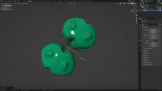 Mirror modifier with geometry nodes смотреть онлайн