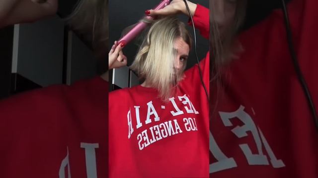 Укладка на короткие волосы с выпрямителем GA.MA CP1 NOVA WIDE TOURMALINE 5D THERAPY смотреть онлайн