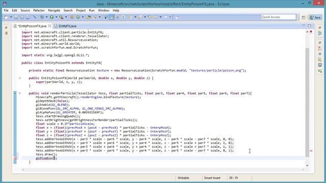 [1.6.4] Minecraft Forge Modding Tutorials! - Custom Particles! смотреть онлайн