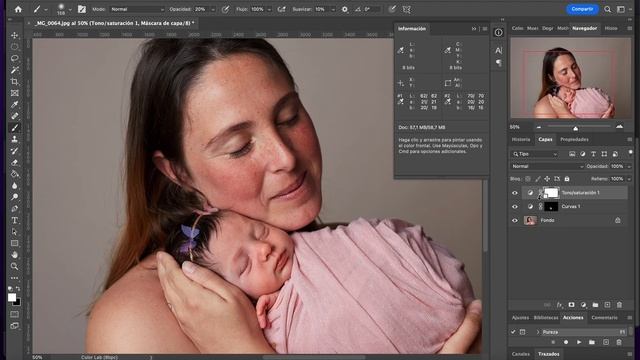 Igualar tonos de piel con Color Lab en photoshop смотреть онлайн