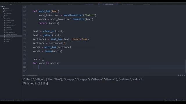 CLTK Word Tokenization (Latin NLP with Python 11) смотреть онлайн