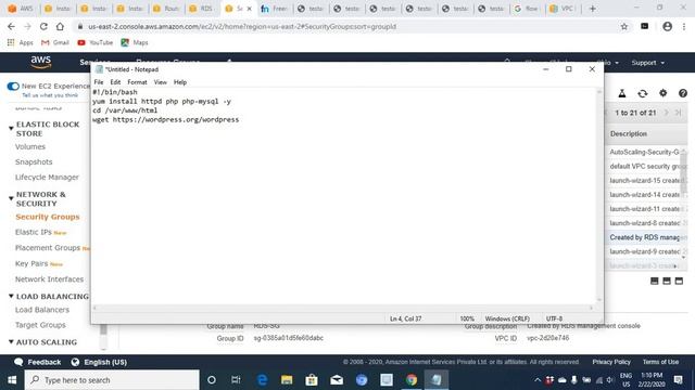 WordPressSiteWithRDSDatabase смотреть онлайн