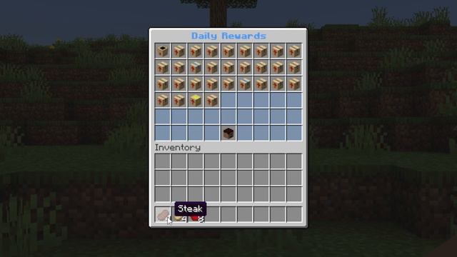 DAILY REWARDS ON A MINECRAFT SERVER смотреть онлайн