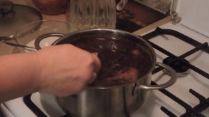 КИСЕЛЬ из замороженной ЧЁРНОЙ СМОРОДИНЫ.