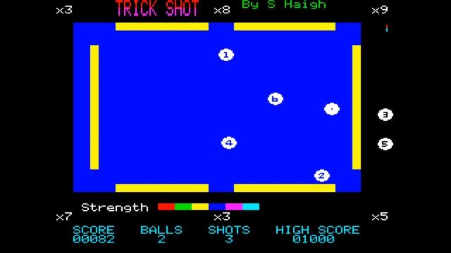 Oric Atmos - Trick Shot (1984) Stephen Haigh