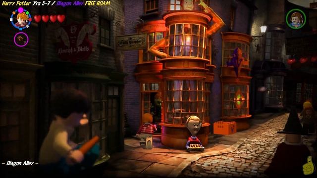 Lego Harry Potter 5-7: Diagon Alley FREE ROAM (All Collectibles) - HTG смотреть онлайн