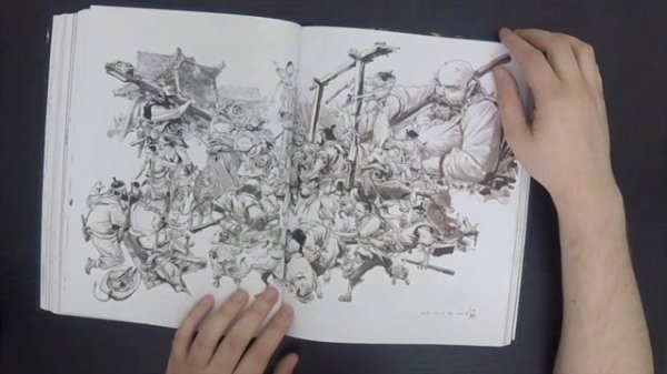 OPEN! KIM JUNG GI 2016 SKETCH COLLECTION Book Review