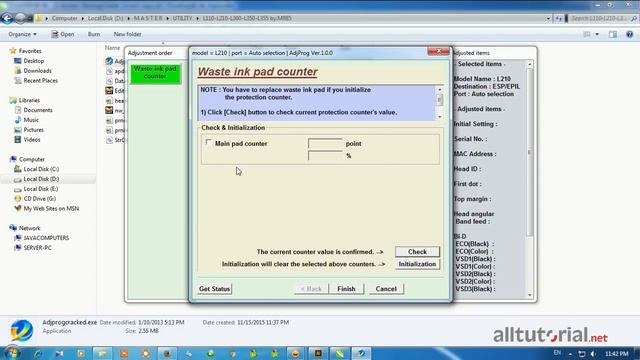Cara Reset Printer Epson L110, L210, L300, L350 dan L355 смотреть онлайн