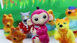 Пять Маленьких Обезьянок - Учимся считать - Детские песни 5 Little Monkeys 5 con khỉ nhỏ   5只小猴子