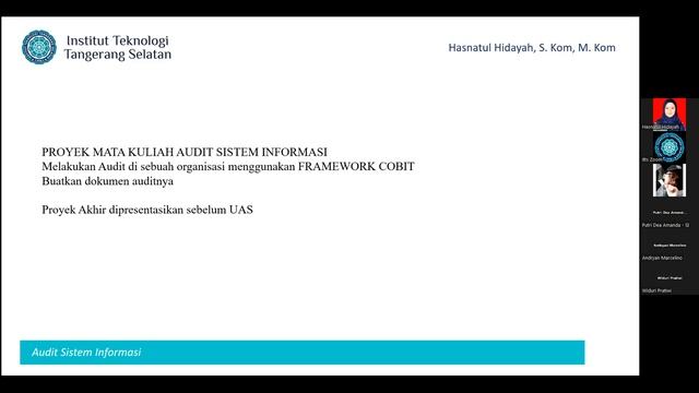 2023-10-17 Audit Sistem Informasi смотреть онлайн