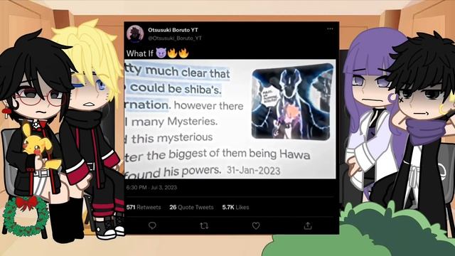 Boruto two blue vortex react to Boruto || BoruSara || KawaSumi смотреть онлайн