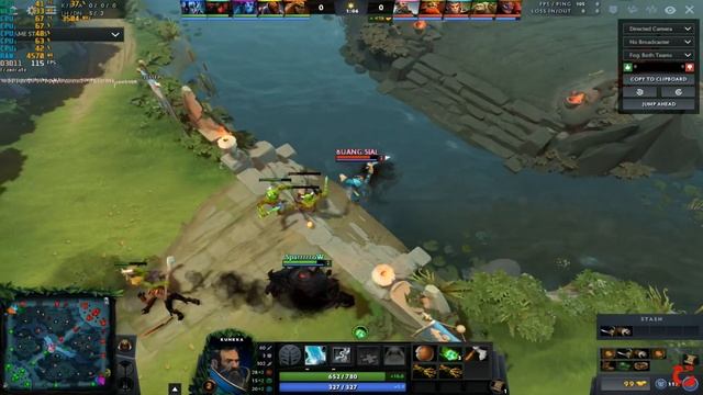 Benchmark Test Dota 2 (7.21d) - GTX 1050 2GB -G4560 смотреть онлайн