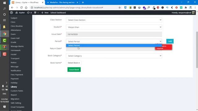 Library Management in Wordpress School Management Plugin смотреть онлайн