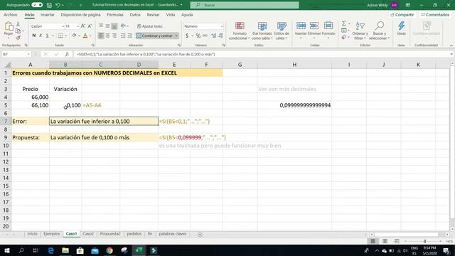 Excel. Errores con numeros decimales chicos. Error de redondeo. смотреть онлайн