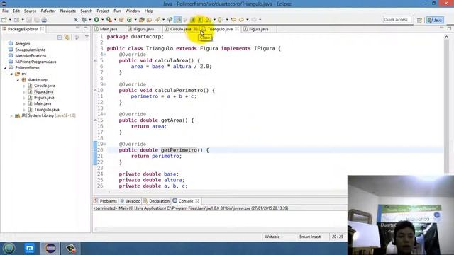 Tutorial de Polimorfismo en Lenguaje Java en Eclipse смотреть онлайн