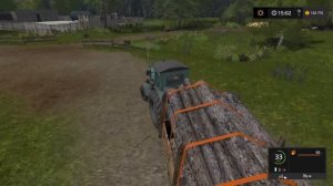Farming Simulator 17 Первый запуск Лесопилки Карта курай. Т 40