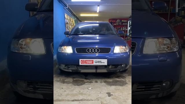AUDI A3 Замена штатных би-ксеноновых линз на Bi-led линзы iPHCAR i8pro. Ремонт фар. Тверь смотреть онлайн