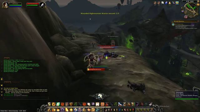 Legion World Quest 133: Get Them Up (WoW, human, Paladin) смотреть онлайн