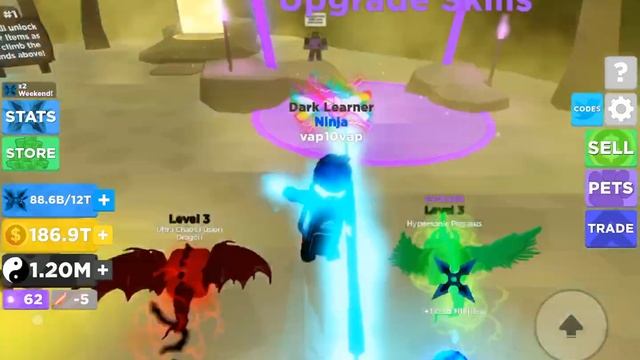 Играю ниндзя легенды роблокс ROBLOX Ninja legend смотреть онлайн