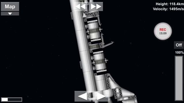 Launching a Space Shuttle(Satellite in Orbit) - Space Flight Simulator смотреть онлайн