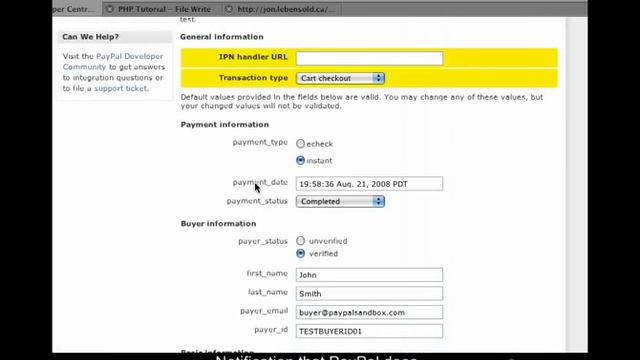 PHP Shopping Cart & Paypal Closed Captioned - A Look At Paypal IPN смотреть онлайн