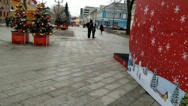 Самая малоизвестная пешеходная улица Москвы! Новогоднее украшение. 2020.01.05 смотреть онлайн