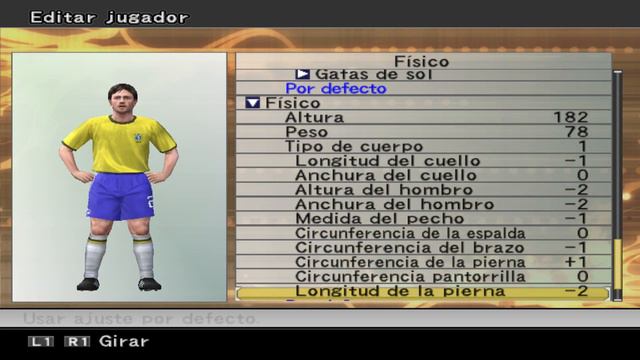Jose Leandro Ferreira Face PES 6 con Editor interno смотреть онлайн