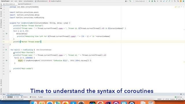 Kotlin Fundamentals - 51, Coroutines as light weight threads смотреть онлайн