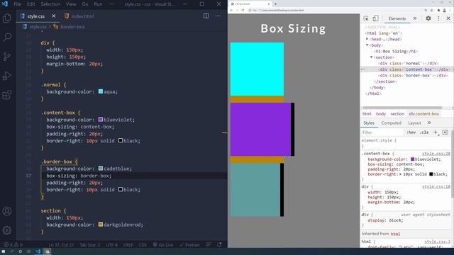 18. Box-sizing | CSS reset | CSS Box Model смотреть онлайн