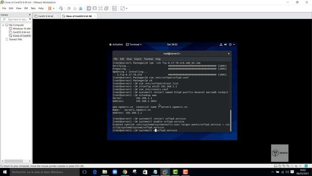 Installation et Configuration de FTP sécurisé sur CentOs 8 смотреть онлайн