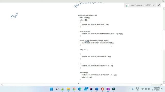 Non Static Members (NSM) Flow in Java смотреть онлайн