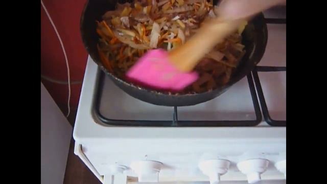 Печень с овощами в молоке/Stezy_life смотреть онлайн