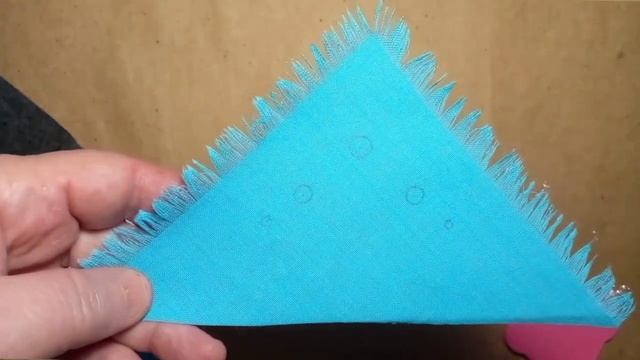 Роспись платочка из бязи для ватной игрушки. МК. Мякинина Алла. смотреть онлайн