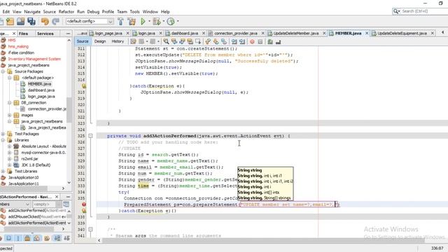 Update data from database|Update button|mysql|Java|Netbeans| смотреть онлайн