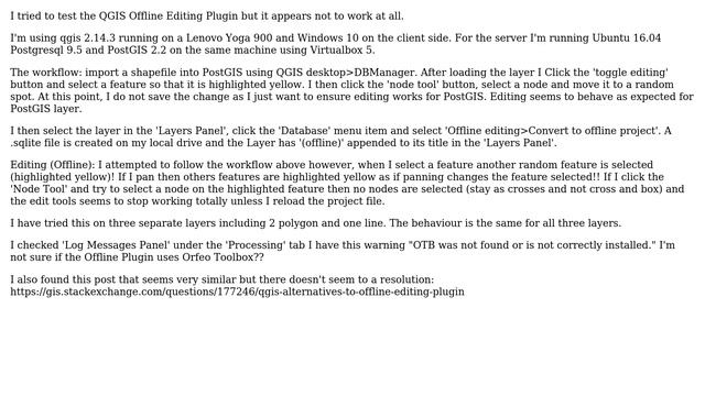 GIS: QGIS Offline Editing Tool смотреть онлайн