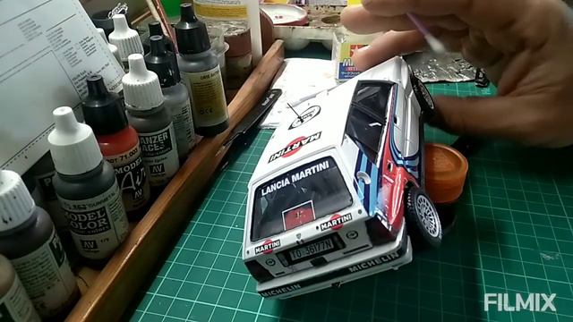 Lancia Delta HF Integrale final reveal. GT GB/ Appreciation build. 1/24 scale Italeri (3658) смотреть онлайн