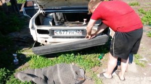 Как снять задний бампер на ВАЗ-21099