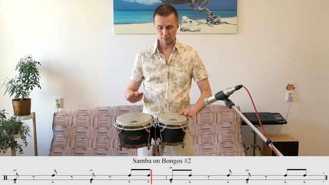 Samba rhythm on Bongos #1–2 смотреть онлайн