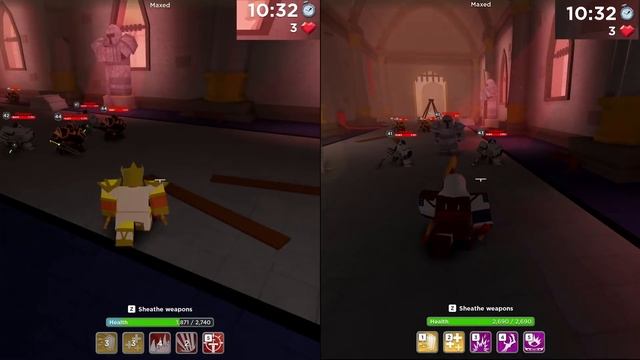 MAGE VS WARRIOR *WHAT IS THE BEST BUILD? WHICH IS BEST CLASS?* IN ADVENTURE UP ROBLOX смотреть онлайн