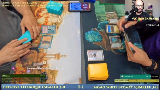 Temur Creative Technique Cascade vs Mono White Initiative [MTG Legacy] смотреть онлайн